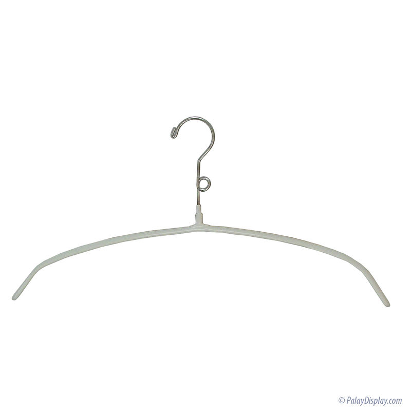 Metal Hangers - Metal Hanger - Non-Slip Hangers - White Vinyl