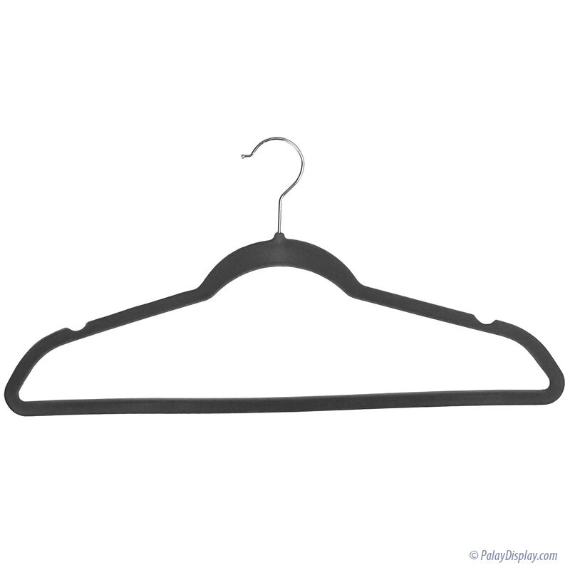 Sprucely Non-Slip Velvet Hangers - Sage, 20