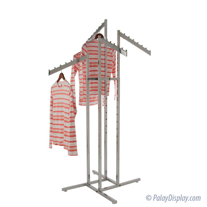 4 Way Rack - 4 Slant Flag Arms - 4 Way Rack - Four Way Racks - 4 Way Racks