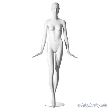 Dark Grey Female Mannequin Walking Pose 3D model | 3D Molier International