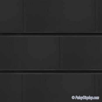 Black Block Slatwall Panel