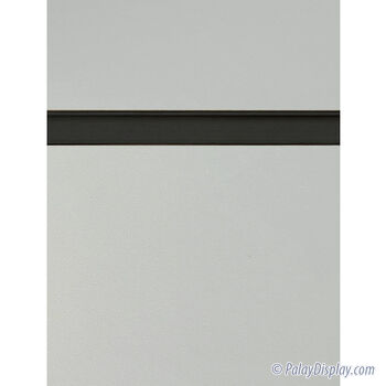 Folkstone Grey Slatwall Panel with Black Inserts - 6