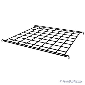 Heavy Duty Flat Grid Shelf - Black