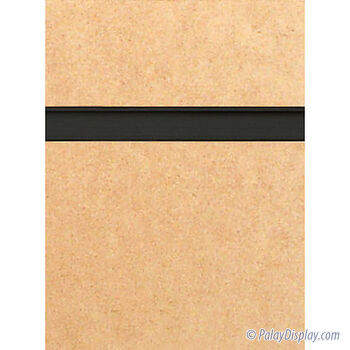 Paint Ready Slatwall Panel with Black Inserts - 6