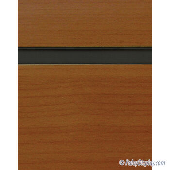 Pearwood Slatwall Panel with Black Inserts - 6