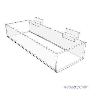 Slatwall Display Tray 12