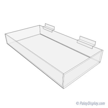 Slatwall Display Tray 16