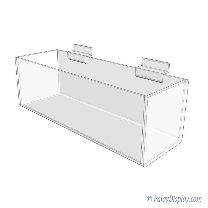 Slatwall Trays - Display Trays for Slatwall - Slotwall Display Tray ...