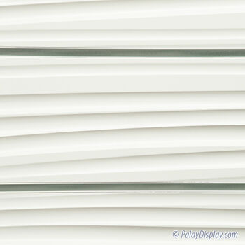 White Nu Wave Slatwall Panel