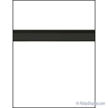 White Slatwall Panel with Black Inserts - 6