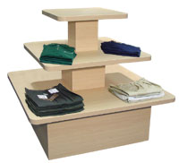 Prestige 3 Tier Square Display Tables - Tri-Level Display Tables ...