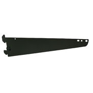 12" Hangrail/Shelf Bracket 1" Slot - Matte Black