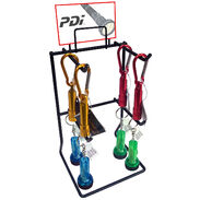 New 4 Peg - 9.8  H Top Key Chain & Small Items Counter Display Rack