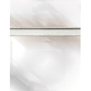 Acrylic Mirror Slatwall Panel with Aluminum Inserts - 6" OC