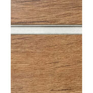 Breckenridge Oak Slatwall Panel with Aluminum Inserts - 6" OC