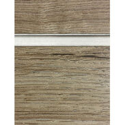 Aspen Oak Slatwall Panel with Aluminum Inserts