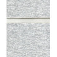 Simulated Brushed Aluminum Slatwall Panel with Aluminum Inserts - 6"OC