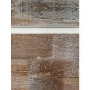 Farmhouse Planks Slatwall Panel with Aluminum Inserts - 6" OC