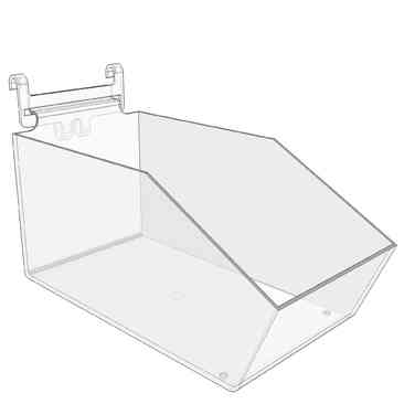 Acrylic Gridwall Trays & Acrylic Gridwall Bins - Acrylic Grid Wall Bins ...