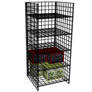 Heavy Duty Square Grid Shelf Wire Rack Display