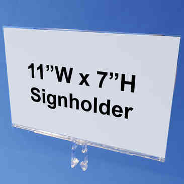 Rack Signholders - Rack Sign Holders - Sign Holders