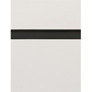 Light Grey Slatwall Panel with Black Inserts - 6"OC