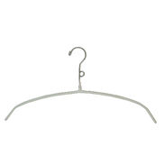 Metal Hangers - Metal Hanger - Non-Slip Hangers - White Vinyl Coated -  Hangers