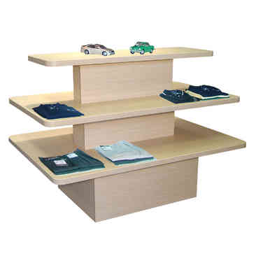 Multi-Level Display Tables :: Wood Displays :: Palay Display