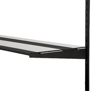 Matte Black Shelf Support 48" Long