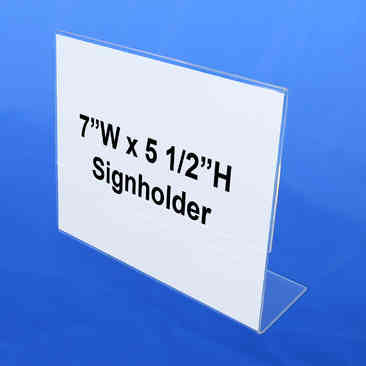 Countertop Sign Holders - Countertop Signholders - Countertop Card ...