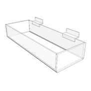 Slatwall Display Tray 12"W x 2"H