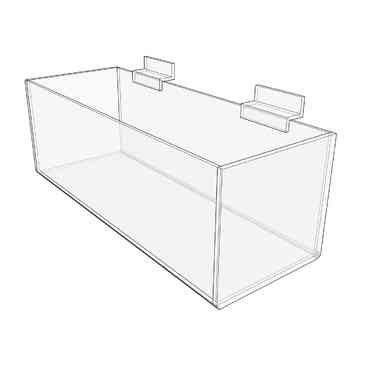 Acrylic Slatwall Trays & Slatwall Bins :: Slatwall :: Palay Display