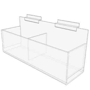 Acrylic Slatwall Trays & Slatwall Bins :: Slatwall :: Palay Display