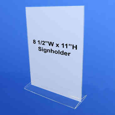 Countertop Sign Holders - Countertop Signholders - Countertop Card ...