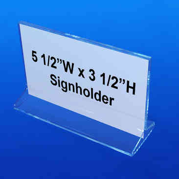 Countertop Sign Holders - Countertop Signholders - Countertop Card ...