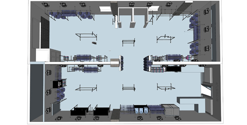 Tampa Bay Rays Team Store - Retail Displays  Portfolio design, Retail  design, Retail display