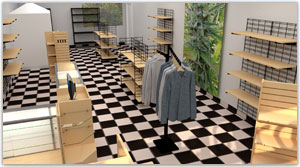 3D Retail Layout